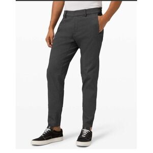 Lululemon Shadow Lite Pants Oxford Men's Size 32x26.5 Gray Elastic Waist Golf